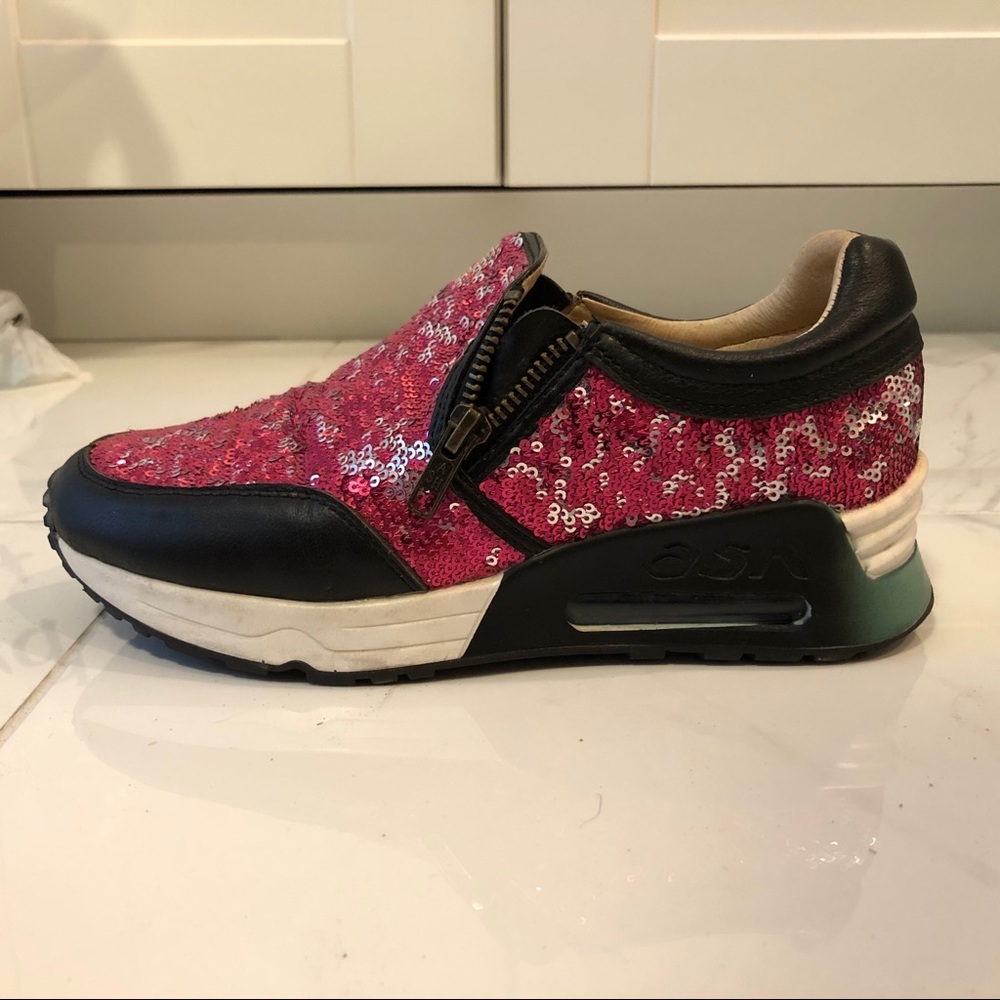 Ash Glitter-Pink sneakers